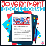 American Government Reading Passages for Google Forms