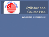 Government Syllabus and Course Plan - outline of every day
