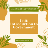 American Government Unit One - Bundle