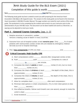 Basic First Aid Study Guide for Certification Exam - CPR Select
