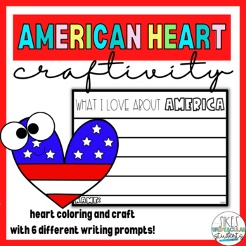 Preview of American Heart Craftivity