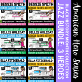 American Hero Series: Black History Jazz Mini Task Cards BUNDLE