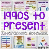 American History 1990s to Present Interactive Notebook Gra