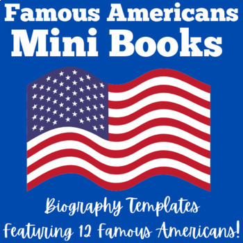 Preview of American History | 1st 2nd 3rd 4th Grade | Famous Americans | Biography Template