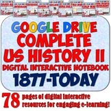 American History 2: 1877-Present Google Drive Interactive 