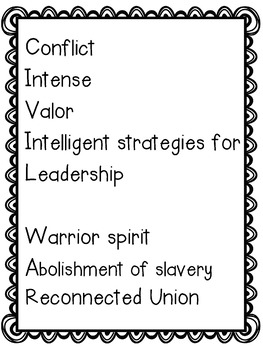 American History Acrostic Poem Set by The Social Studies Whisperer