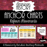 American History Anchor Charts: Reform Movements