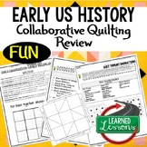 American History Collaborative Quilt, Classroom Display, C