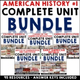 American History Complete Unit Curriculum Bundle 1