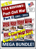 US History Course Part II - 1861 to 2015 - 115 Files and 6