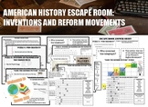 American History Escape Room: Inventions and Reform Movements