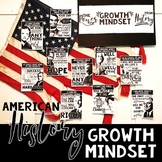 American History Growth Mindset Posters and Activity