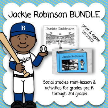 Preview of Jackie Robinson Mini-Lesson and Activities BUNDLE