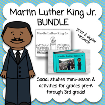 Preview of Martin Luther King Jr. Mini-Lesson and Activities BUNDLE