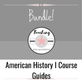 American History I Unit Bundle