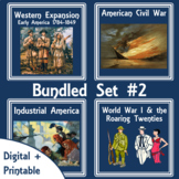 American History Digital Unit-Printable Lapbooks Bundled #