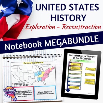 Preview of American History MEGA BUNDLE: Digital & Paper Interactive Notebook Middle School