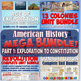 American History MEGA Bundle Part 1: Exploration to Constitution