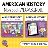 American History MEGA BUNDLE: Digital & Paper Interactive 