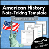 American History Note-Taking Template