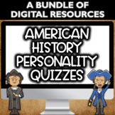 American History Personality Quizzes for Google Forms Bund