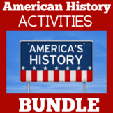 AMERICAN HISTORY PowerPoint Activities 1st 2nd 3rd 4th 5th