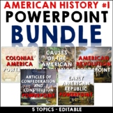 American History PowerPoint Bundle 1 - Editable