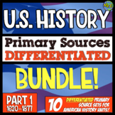 American History Reading Passages BUNDLE | Differentiated 