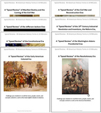 A "Speed Review" of 320 US History Terms from 1587-1877!
