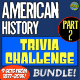American History Review Games PART 2 Bundle: 9 Sets for Ea