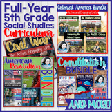 5th Grade Social Studies Full-Year Bundle