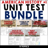 American History Test and Answer Key Bundle 1