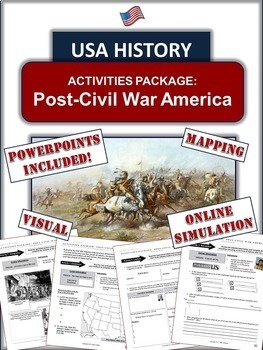 Preview of American History Worksheet- Gilded Age, Immigration, Industrialization, Post-War