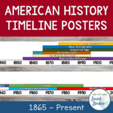 American History Timeline Posters (1865-Present)