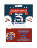 American History Word Search Vocabulary Grade 4 - 8