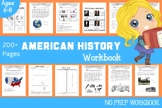 American History Workbook for Ages 6-8, 1st Grade Workshee