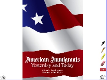 Preview of American Immigrants Yesterday and Today - ActivInspire Flipchart