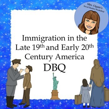 Preview of American Immigration DBQ - Printable and Google Ready!