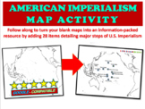 American Imperialism Mapping Activity - Fun, Engaging 25-s