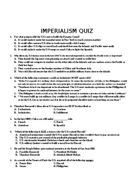 imperialism case study answer key