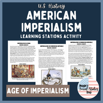 Preview of American Imperialism | Stations or Gallery Walk Activity