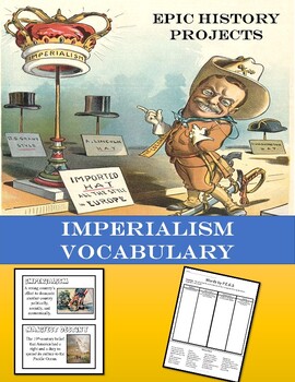 Preview of U.S. Hist: Imperialism Vocabulary and Activities