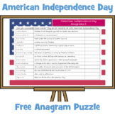 American Independence Day Anagram Puzzle