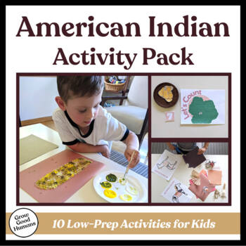 Preview of American Indian: 10 Themed Activities for Preschool and Kindergarten