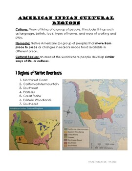 american indian cultural regions