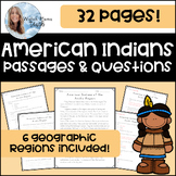 American Indians Comprehension Passages and Questions