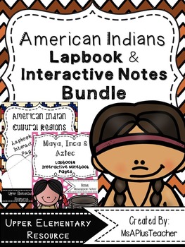 Preview of American Indians Lapbook & Interactive Bundle