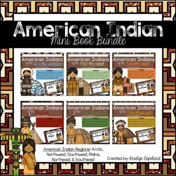 Preview of American Indians Mini Books BUNDLE (Native Americans)