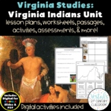 Virginia Studies: Virginia Indians Unit {Digital & PDF Included}