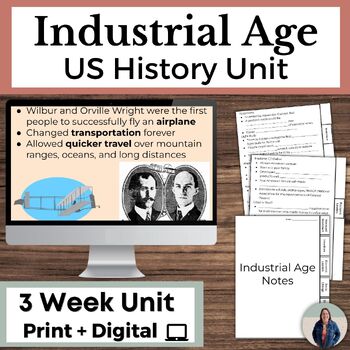 Preview of American Industrial Revolution with Inventors and Inventions Unit for US History